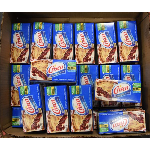 FLAT LOT OF CRISCO ALL-VEGETABLE SHORTENING