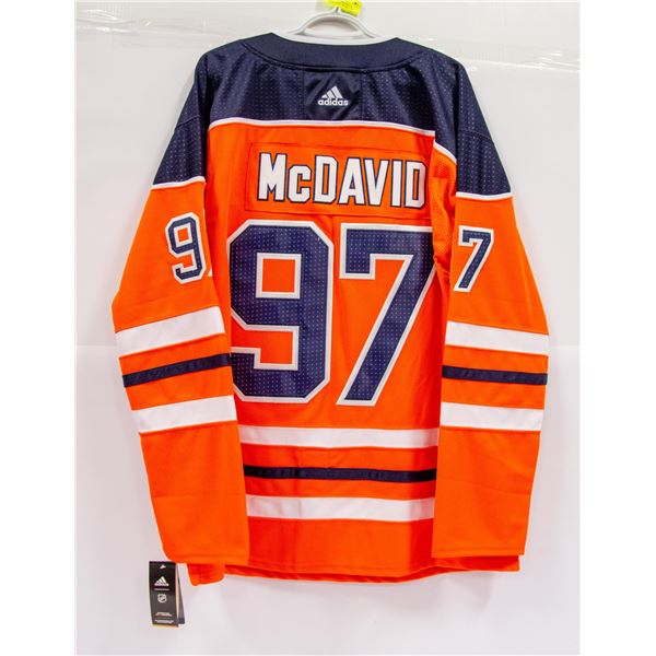 CONNOR MCDAVID EDMONTON OILERS ADIDAS #97 JERSEY