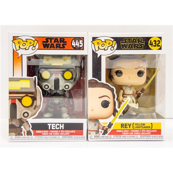 FUNKO POPS STARWARS - REY (YELLOW LIGHTSABER) 432