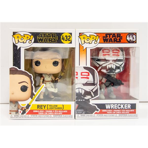FUNKO POPS STARWARS - REY (YELLOW LIGHTSABER) 432