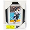 Image 1 : FRAMED EVAN BOUCHARD AUTOGRAPH APPROX 6" X 8"