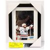 Image 1 : FRAMED LEON DRAISAITL AUTOGRAPH APPROX 6" X 8"