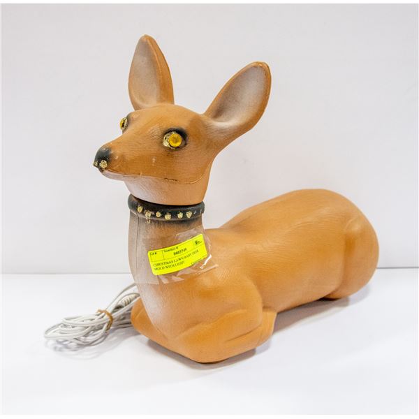 CHRISTMAS LAWN BABY DEER MOLD WITH LIGHT