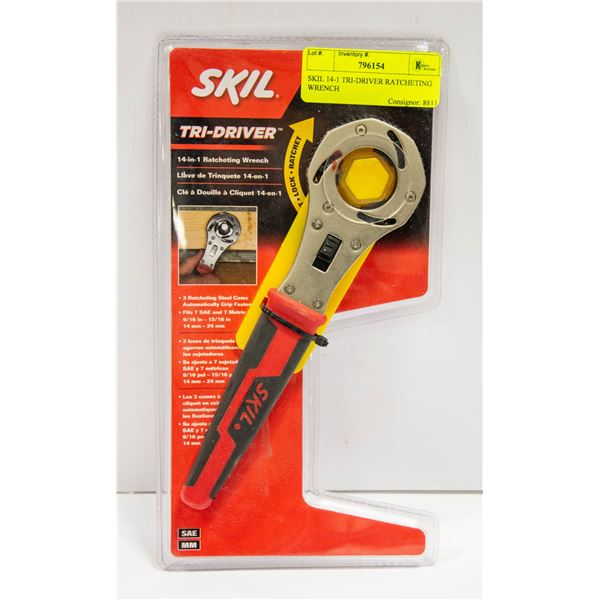 SKIL 14-1 TRI-DRIVER RATCHETING WRENCH