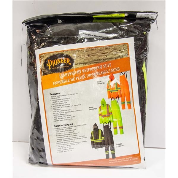 NEW PIONEER SIZE 2XL LIGHT WEIGHT 2PC WATERPROOF
