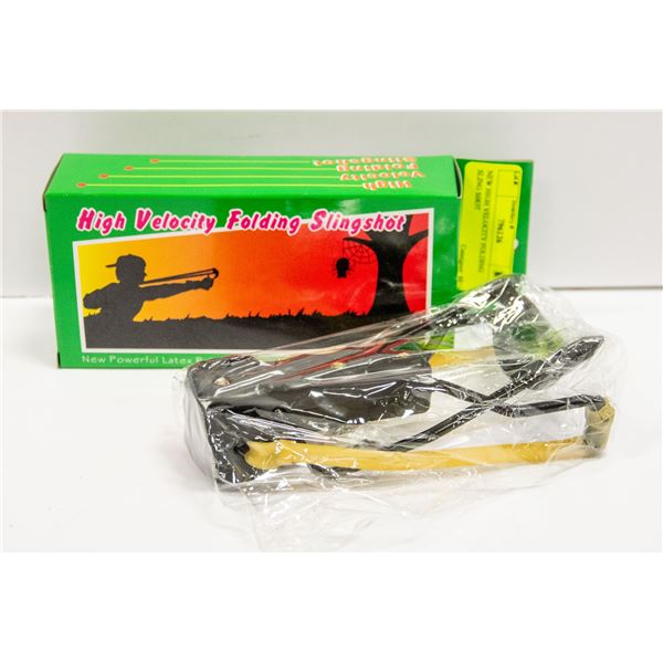 NEW HIGH VELOCITY FOLDING SLING SHOT