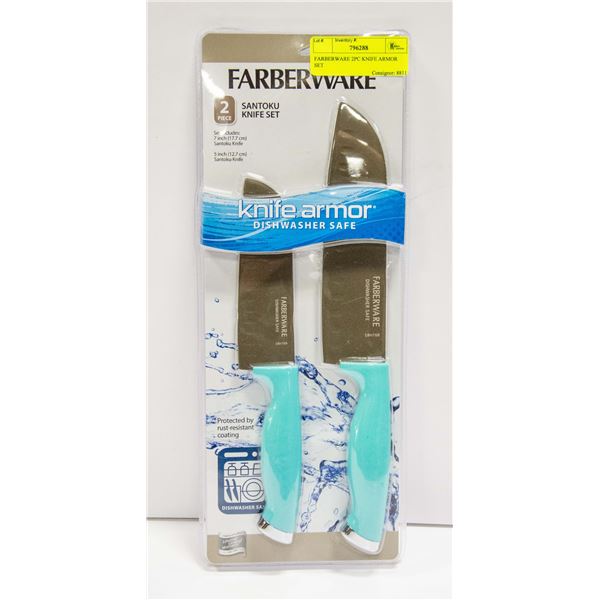 FARBERWARE 2PC KNIFE ARMOR SET