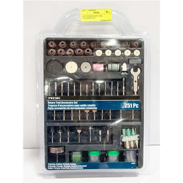 251PC ROK ROTARY TOOL ACCESSORY SET