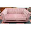 Image 1 : NEW DUSTY ROSE SUEDE STYLE UPHOLSTERED SOFA &