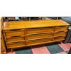 WOODEN DRESSER APPROX H-30.5" W-18.5" L-72"