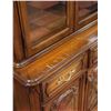 Image 2 : VINTAGE WOODEN CHINA CABINET WITH GLASS DOORS