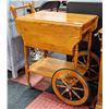 Image 1 : WOODEN TEA CART