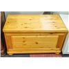 Image 1 : PINE STORAGE CHEST WITH GENTLE CLOSE LID. 31 1/2"