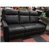Image 1 : DARK BROWN GENUINE LEATHER ELECTRIC RECLINING SOFA