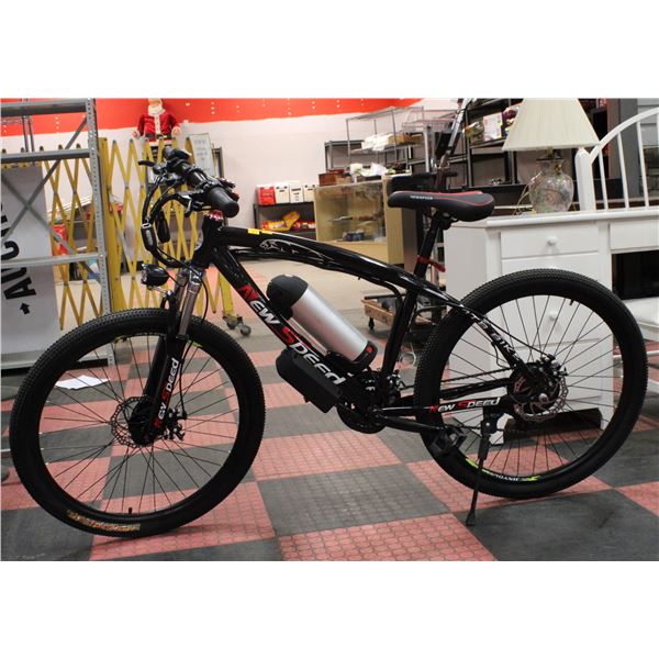 NEW SPEED ELECTRIC MOUNTAIN BIKE WITH FRONT