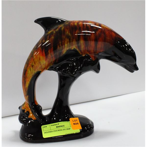 DOLPHIN FIGURINE BY BLUE MOUNTIAN POTTERY