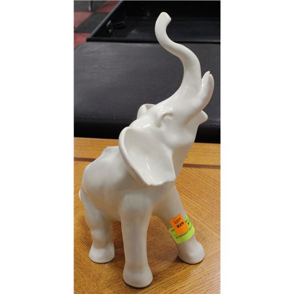 ELEPHANT FIGURINE APPROX 12" TALL