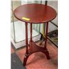 Image 1 : ROUND SIDE TABLE APPROX 23" TALL DIAMETER 15.5"