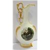 Image 1 : HAND PAINTED DECORATIVE CERAMIC PITCHER 14"" TALL