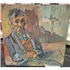 Image 1 : 10 X 10 PAINTING ON WOOD PLAQUE BY ARTHUR