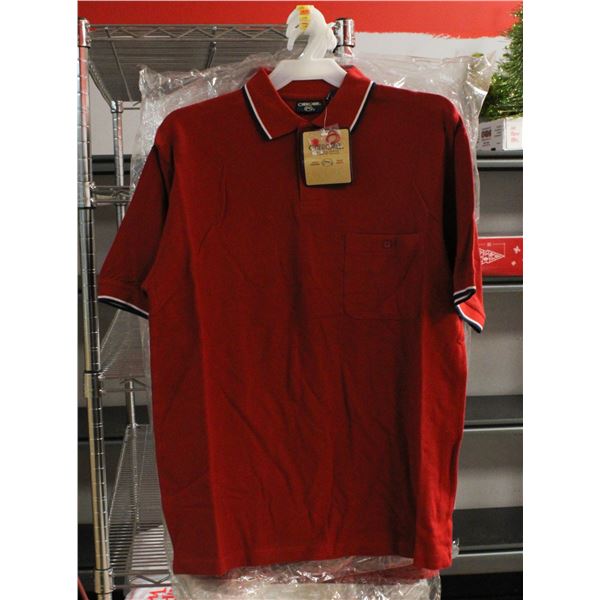 LOT OF 6 NEW CHEROKEE RED POLO SHIRTS SIZE MEDIUM