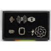 Image 1 : DISPLAY OF 7 RINGS ASSORTED SIZES