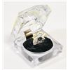 Image 1 : NEW .925 SERLING SILVER ONYX BLACK STONE RING