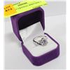 Image 1 : CUBIC ZIRCONIA RING SIZE 7