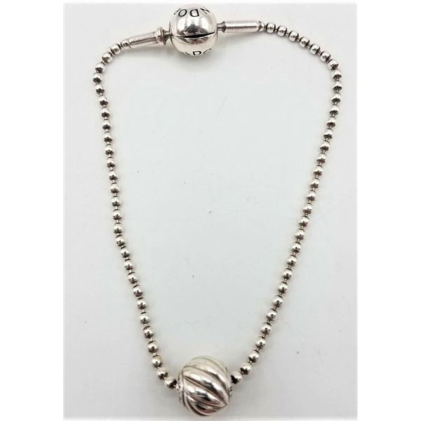 ESTATE PANDORA ALE S925 SILVER BRACELET 9.5"