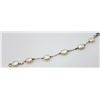 Image 1 : ESTATE 925 ST. SILVER PEARL 13MM BRACELET 7"