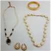 Image 1 : ESTATE VINTAGE LOT OF NAPIER JEWELRY NECKLACE/CUFF