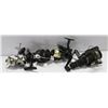 Image 1 : LOT OF 4 OPEN FACE FISHING REELS