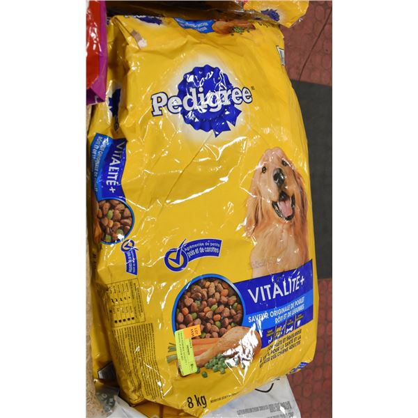 3 BAGS PEDIGREE VITALITY + ORIGINAL FLAVOUR 8KG