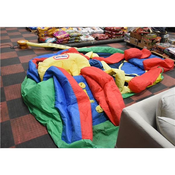 LITTLE TIKES INFLATABLE BOUNCY HOUSE W/ SLIDE