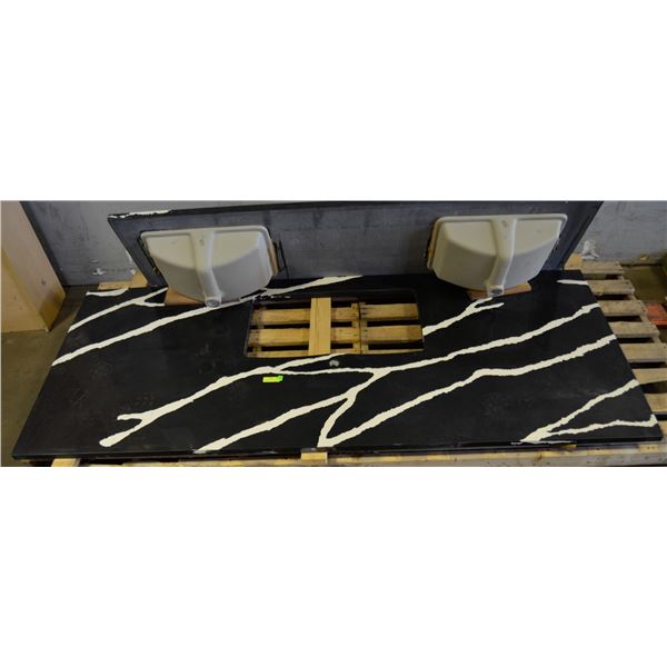 93" X 39" KITCHEN COUNTERTOP FOR DOUBLE UNDER-