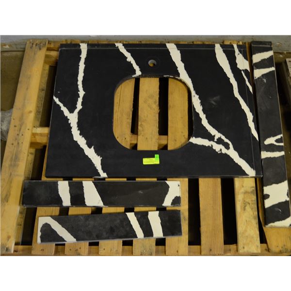 35" X 26" BATHROOM COUNTER TOP FOR UNDERMOUNT SINK