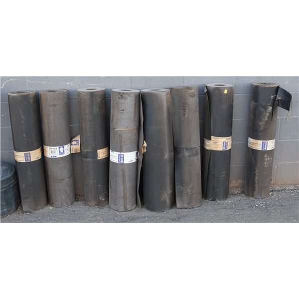 OUTSIDE 8 ROLLS OF ROOFING PAPER