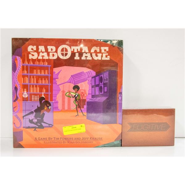 SABOTAGE & FUGITIVE GAME