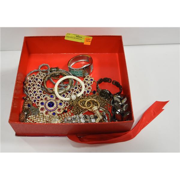 BOX FULL OF JEWELRY
