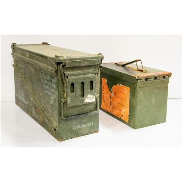 VINTAGE EMPTY AMMO CASES
