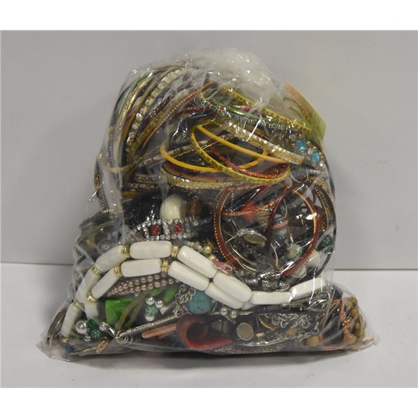 LARGE BAG OF ASSORTED JEWELLERY.