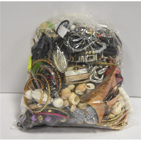 LARGE BAG OF ASSORTED JEWELLERY.