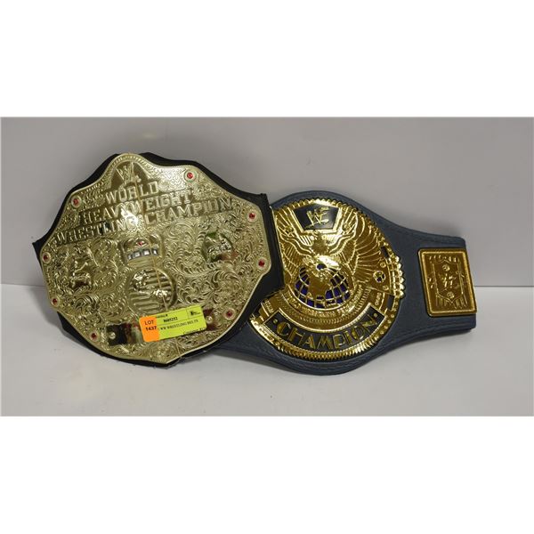 VINTAGE WWE WRESTLING BELTS