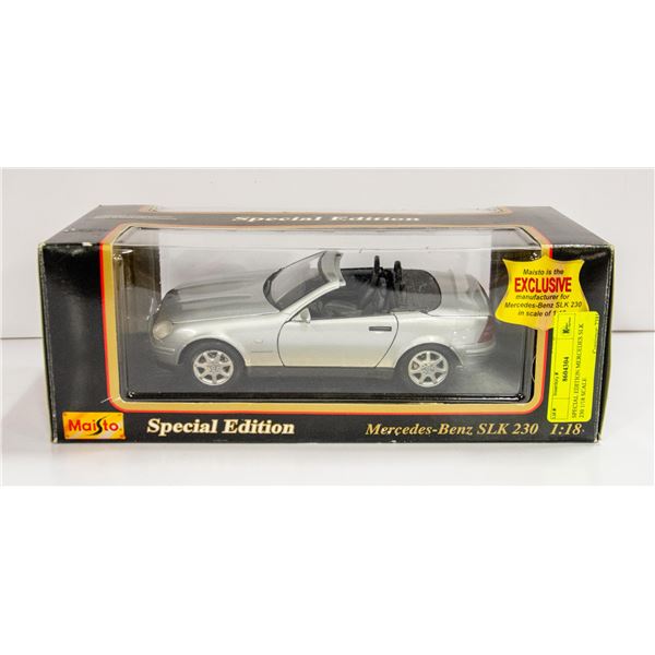 SPECIAL EDITION MERCEDES SLK 230 1/18 SCALE