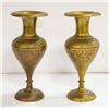 Image 1 : PAIR OF BRASS VINTAGE VASES