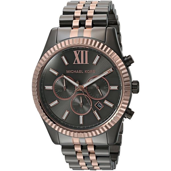 NEW MICHAEL KORS LEXINGTON 44MM 3-CHRONO MSRP $369