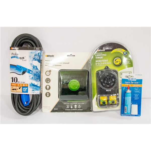 SEALED 2 WOODS HEAVY DUTY TIMER & W/WOODS POLAR