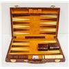 Image 1 : VINTAGE BACKGAMMON SET IN CASE