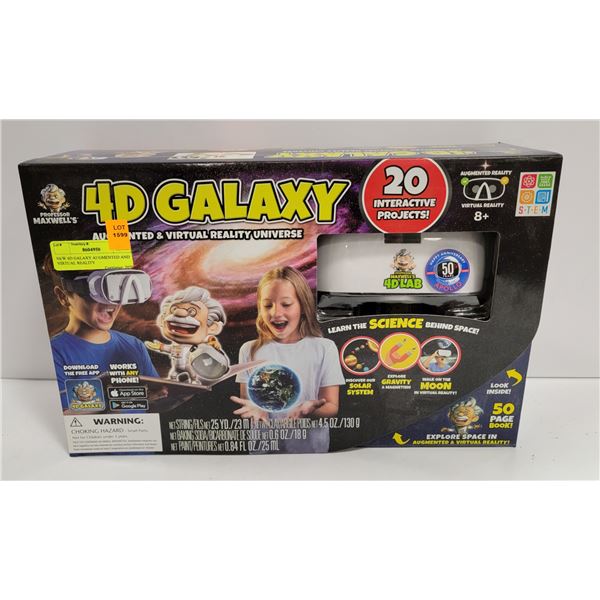 NEW 4D GALAXY AUGMENTED AND VIRTUAL REALITY