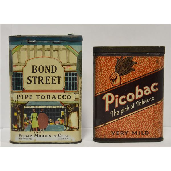 PAIR OF COLLECTABLE TOBACCO TINS